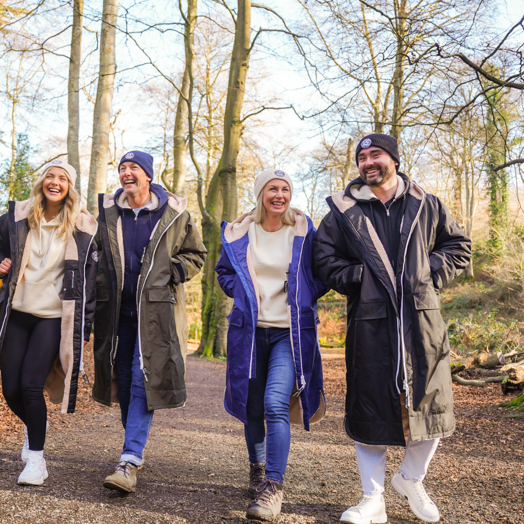 The Wild & Free Cobe is the understated equivalent to a dryrobe which is sustainable, slimline and stylish
