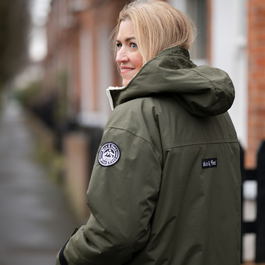 Raincoat & Changing Robe in One - The Classic Cobe Olive Green