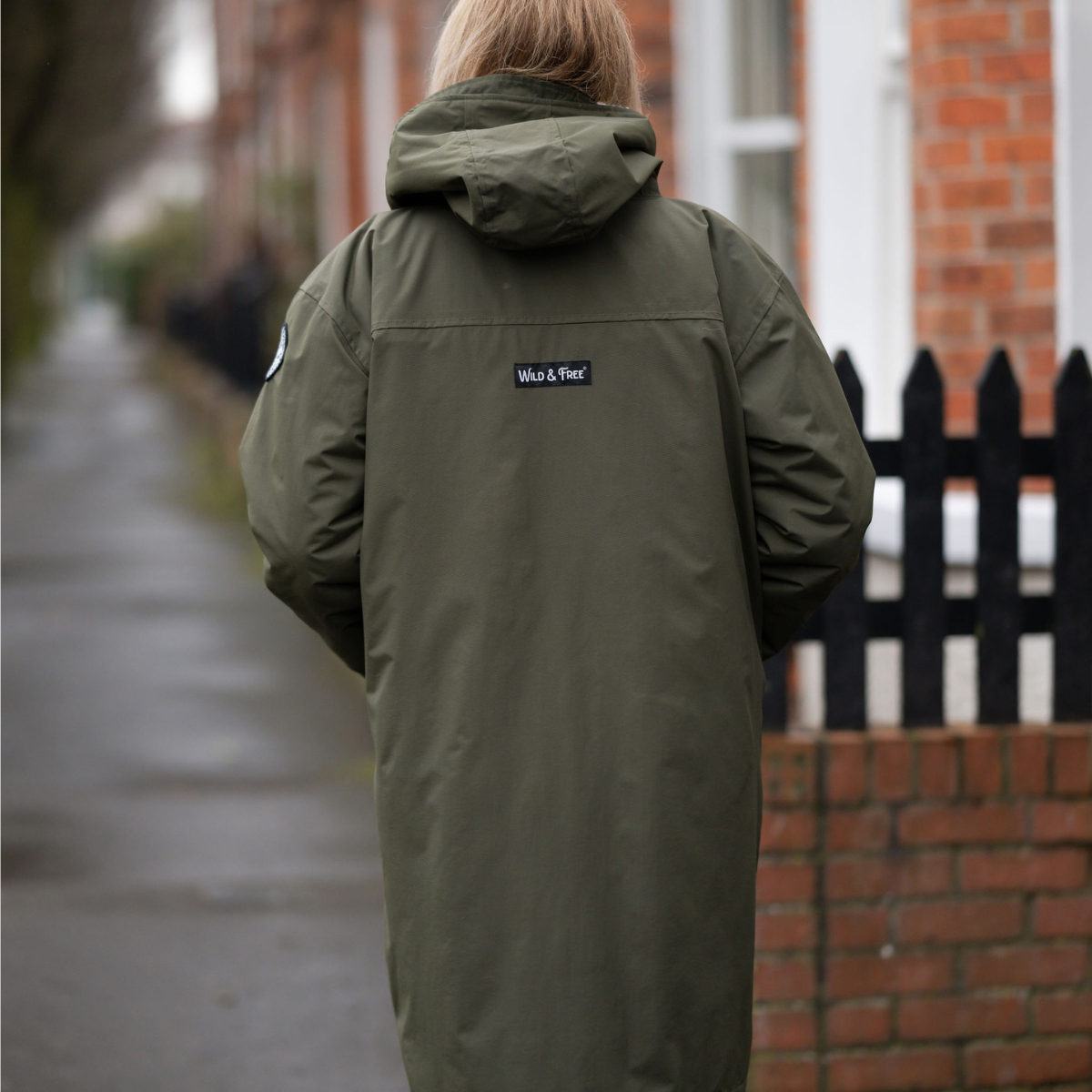 Raincoat & Changing Robe in One - The Classic Cobe Olive Green