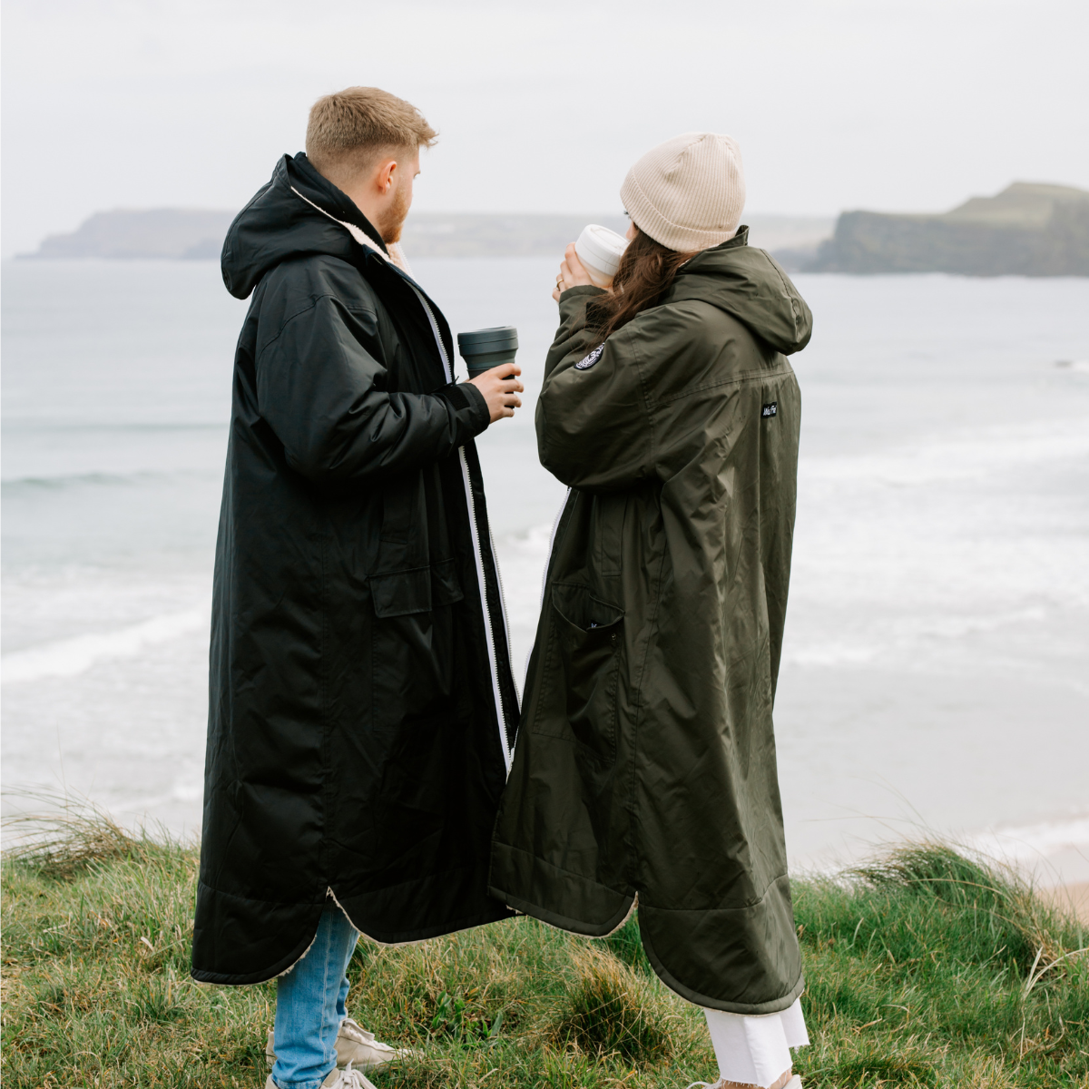 Raincoat & Changing Robe in One - The Classic Cobe Olive Green