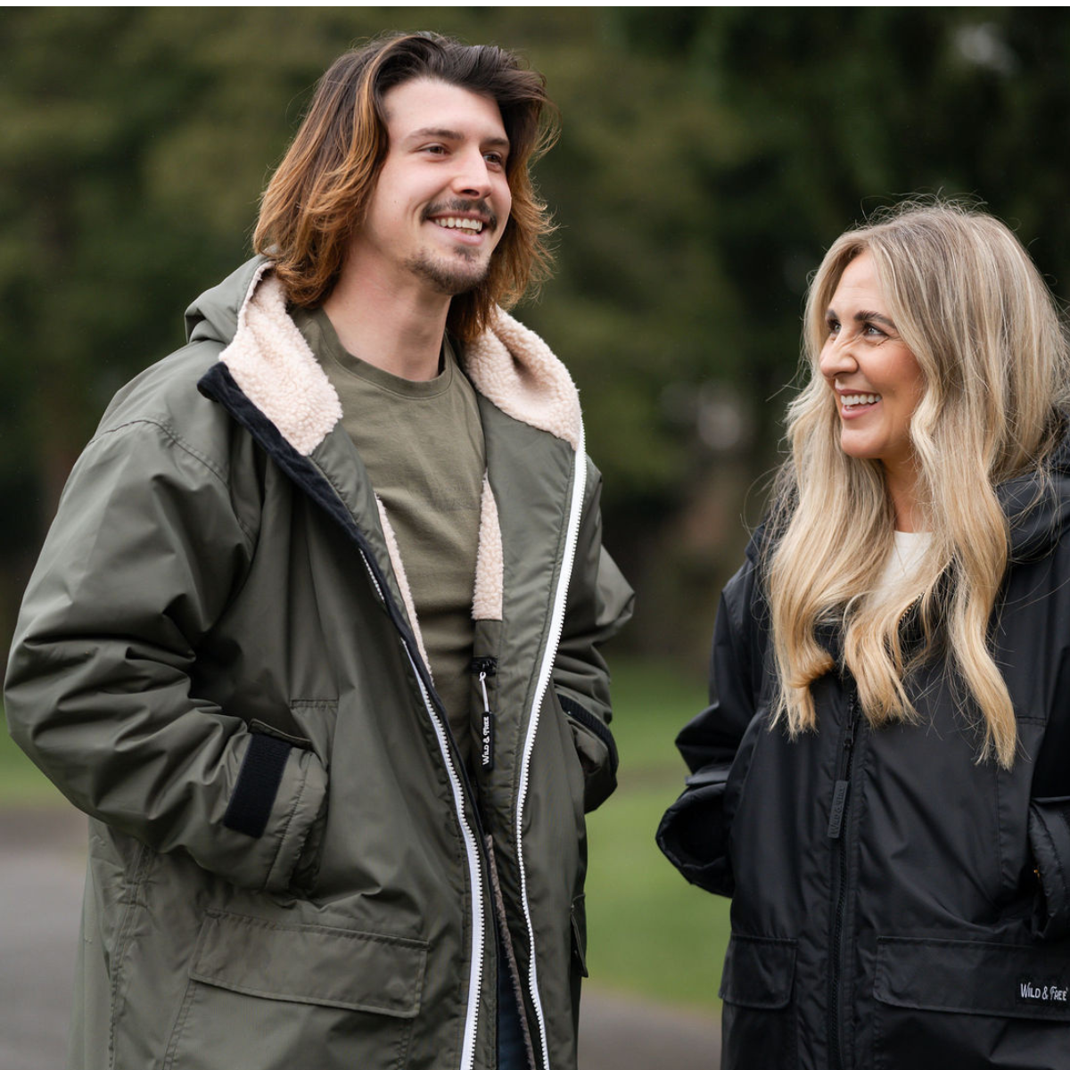 Raincoat & Changing Robe in One - The Classic Cobe Olive Green