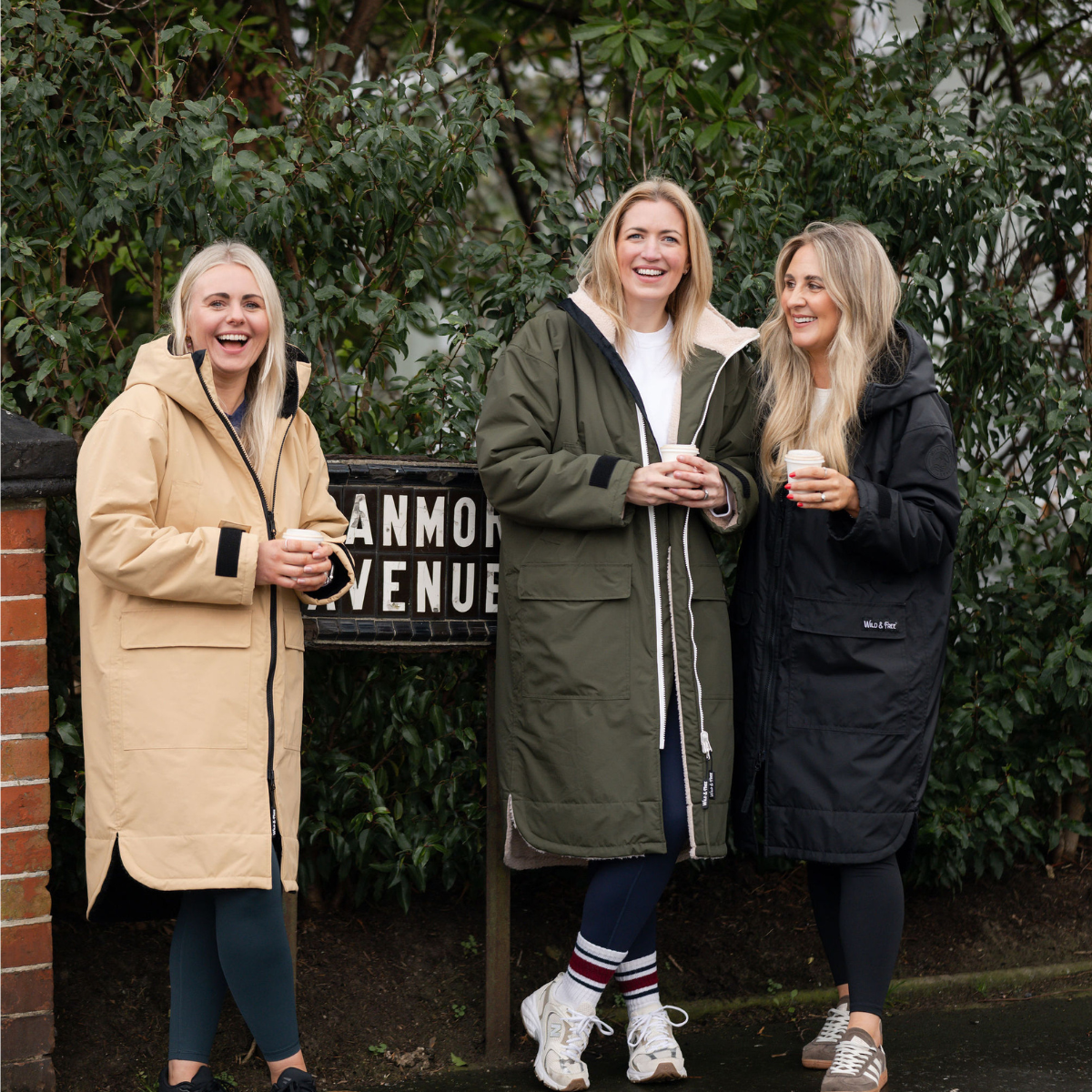 Raincoat & Changing Robe in One - The Classic Cobe Olive Green