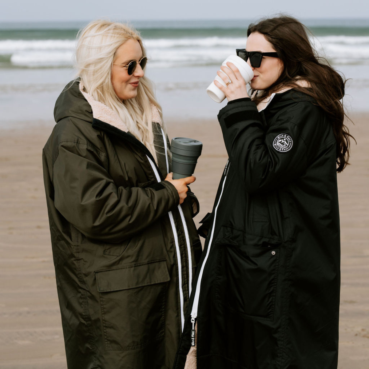 Raincoat & Changing Robe in One - The Classic Cobe Olive Green