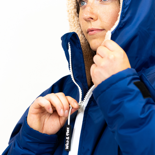 Raincoat & Changing Robe in One - The Cobe Navy