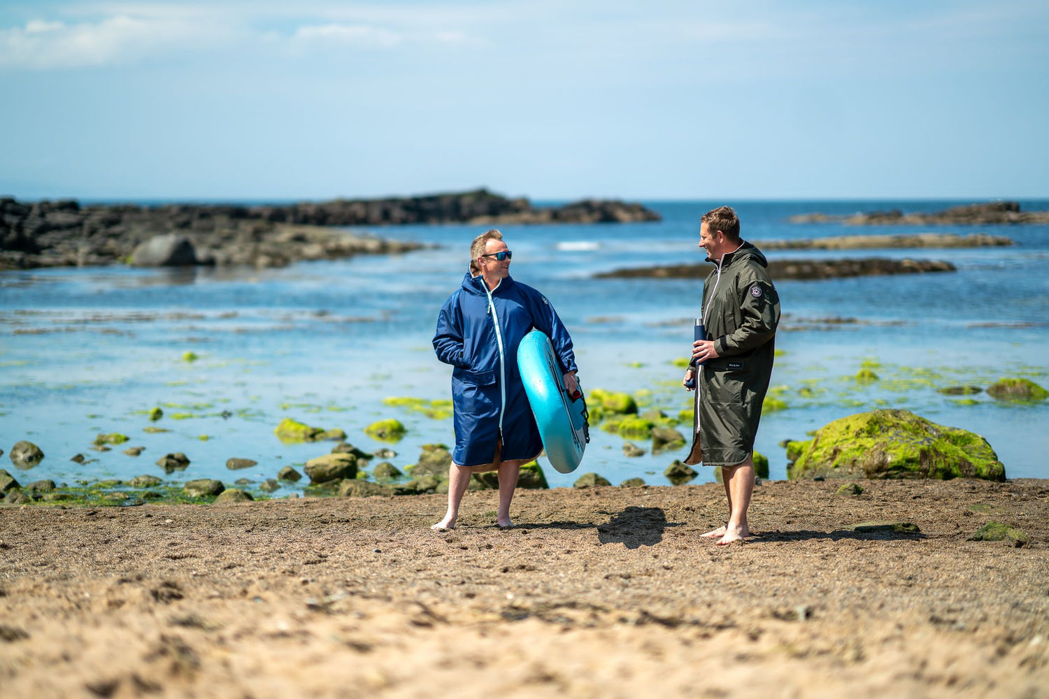 Wild & Free Luxury Dry Robe Coat. Changing Robe Suitable for Outdoor Swimming, Watersports, Outdoor Adventures,