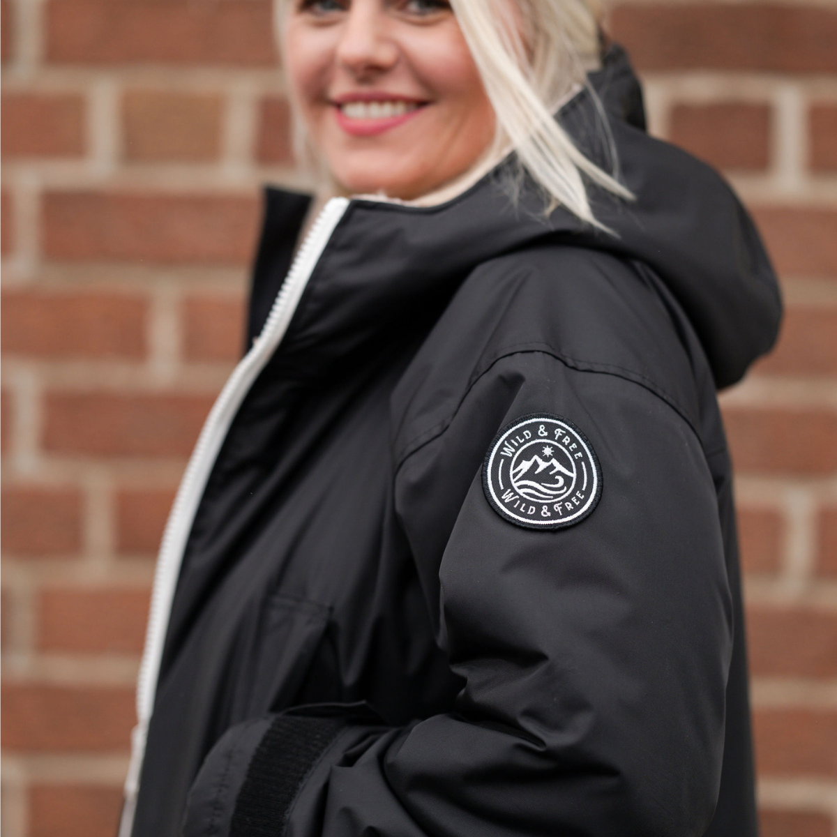 Raincoat & Changing Robe in One - The Classic Cobe Black