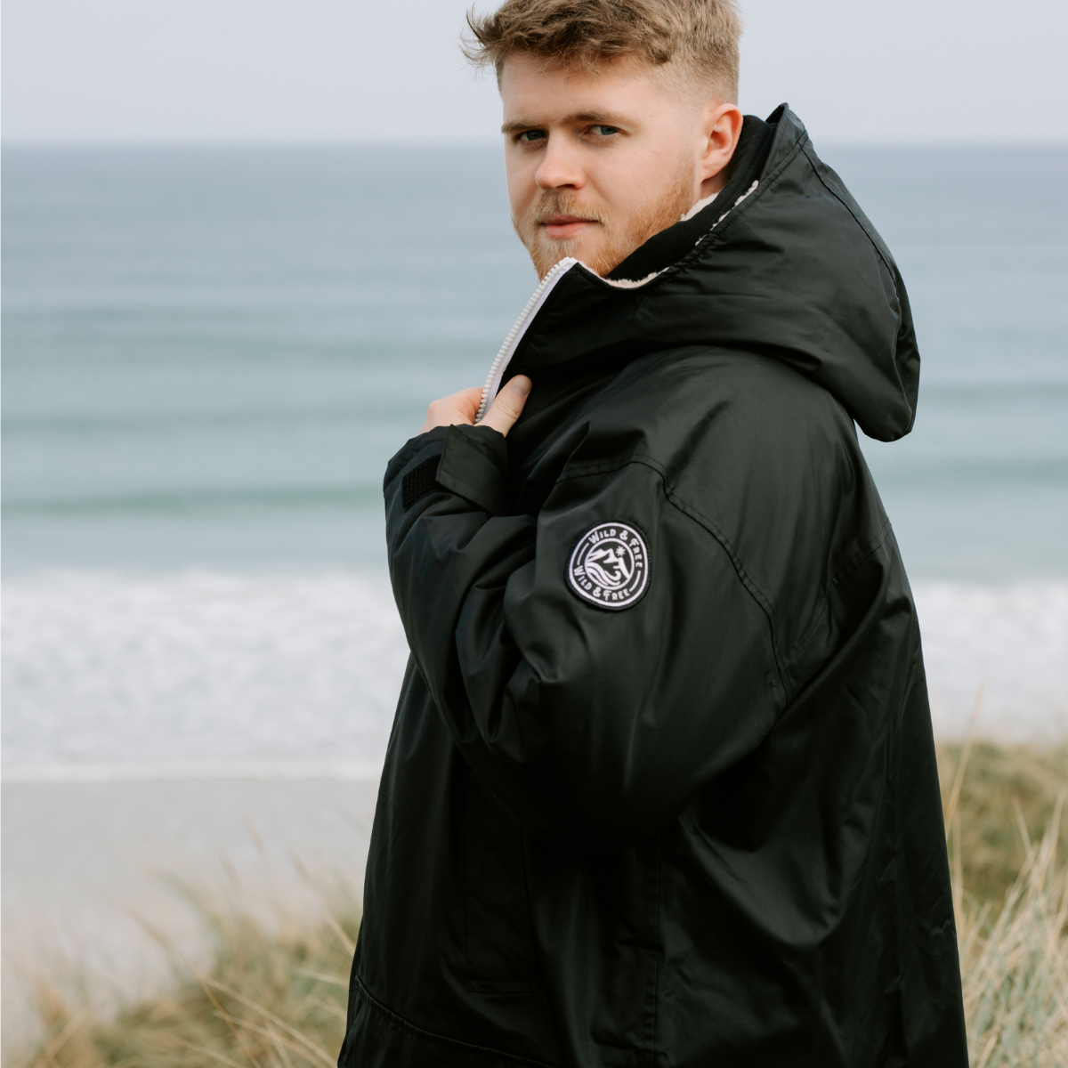 Raincoat & Changing Robe in One - The Classic Cobe Black