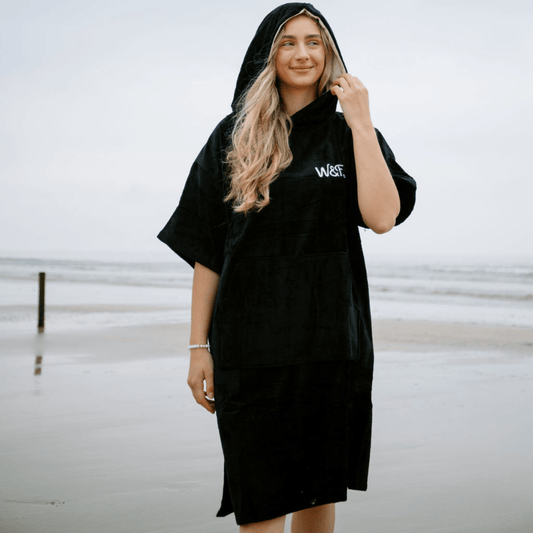 Stylish Wild & Free Outdoors Adult Towel Robe | Luxury Changing Robe & Coat in One