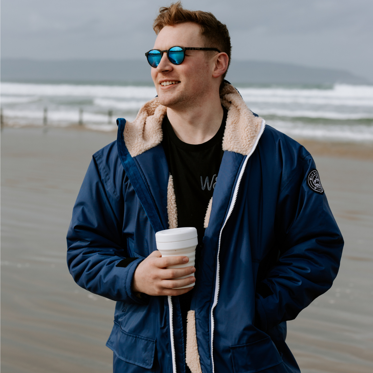Raincoat & Changing Robe in One - The Cobe Navy