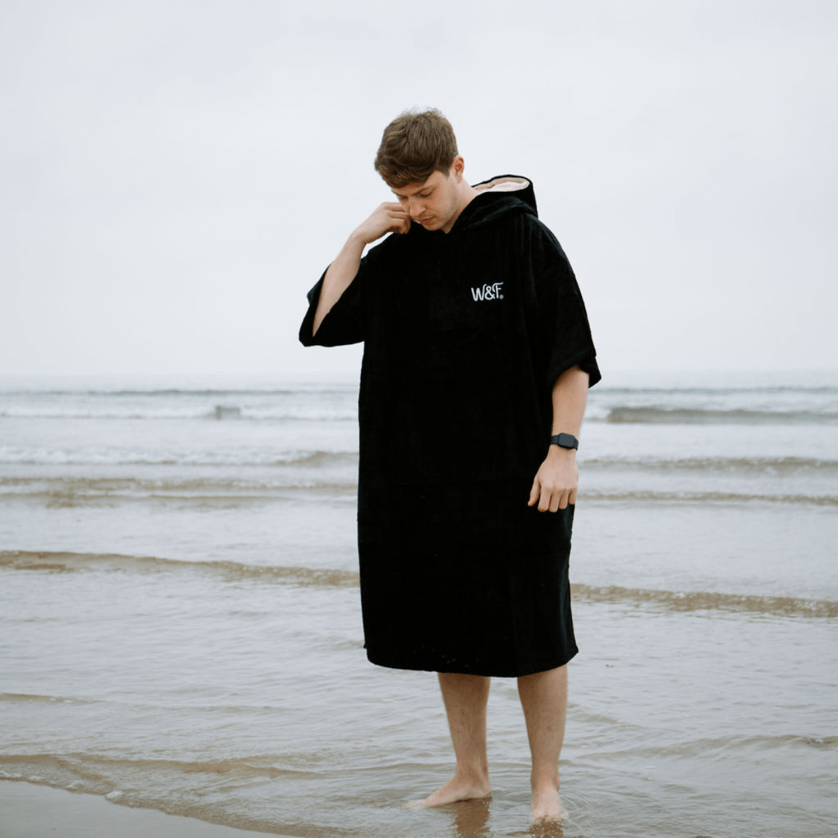 Men's Wild & Free Outdoors Adult Towel Robe | Luxury Changing Robe & Coat in One