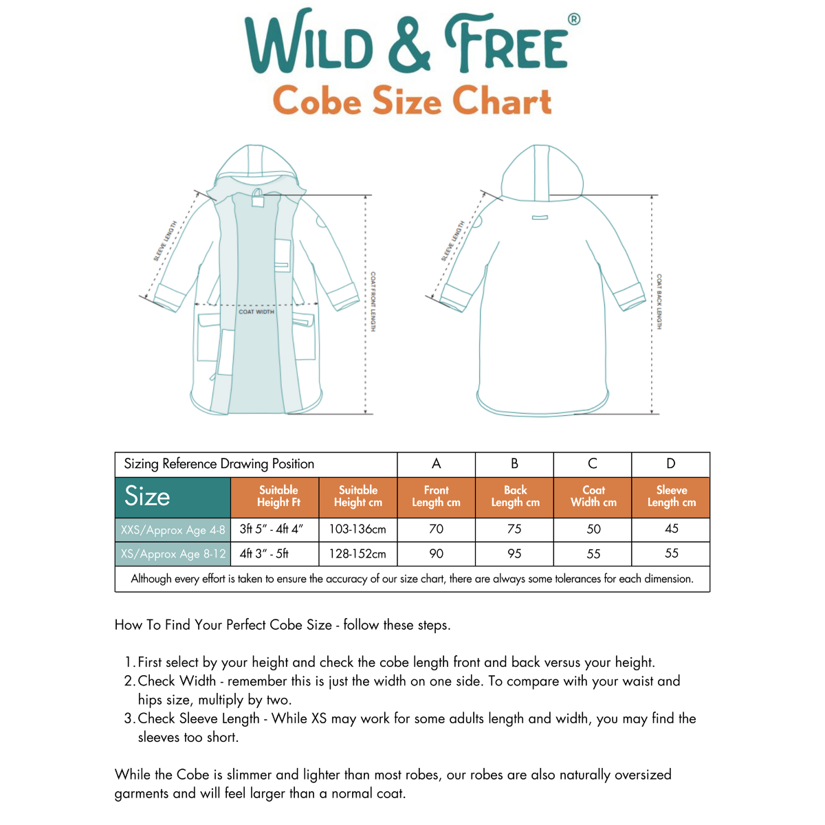 The COBE Kids - Cosy Raincoat & Changing Robe in One