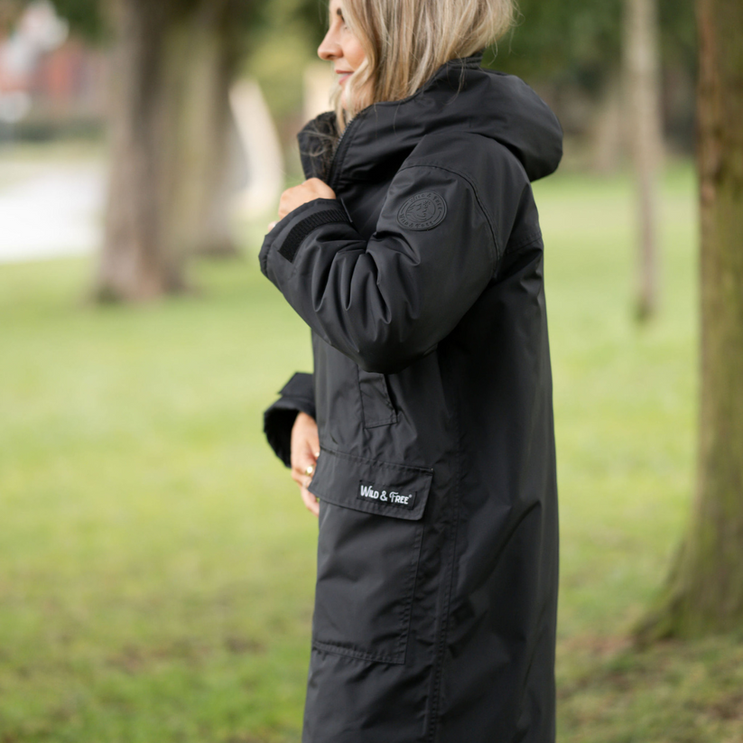 The Black Edition COBE Black | Waterproof Sherpa Coat – Wild & Free ...