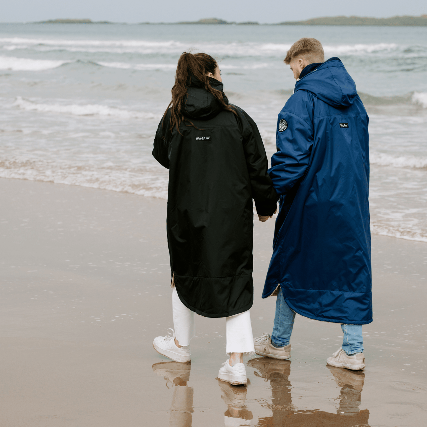 Blue and Green Colours for The COBE Adults | Luxury Changing Robe & Coat in One | Wild & Free Outdoors